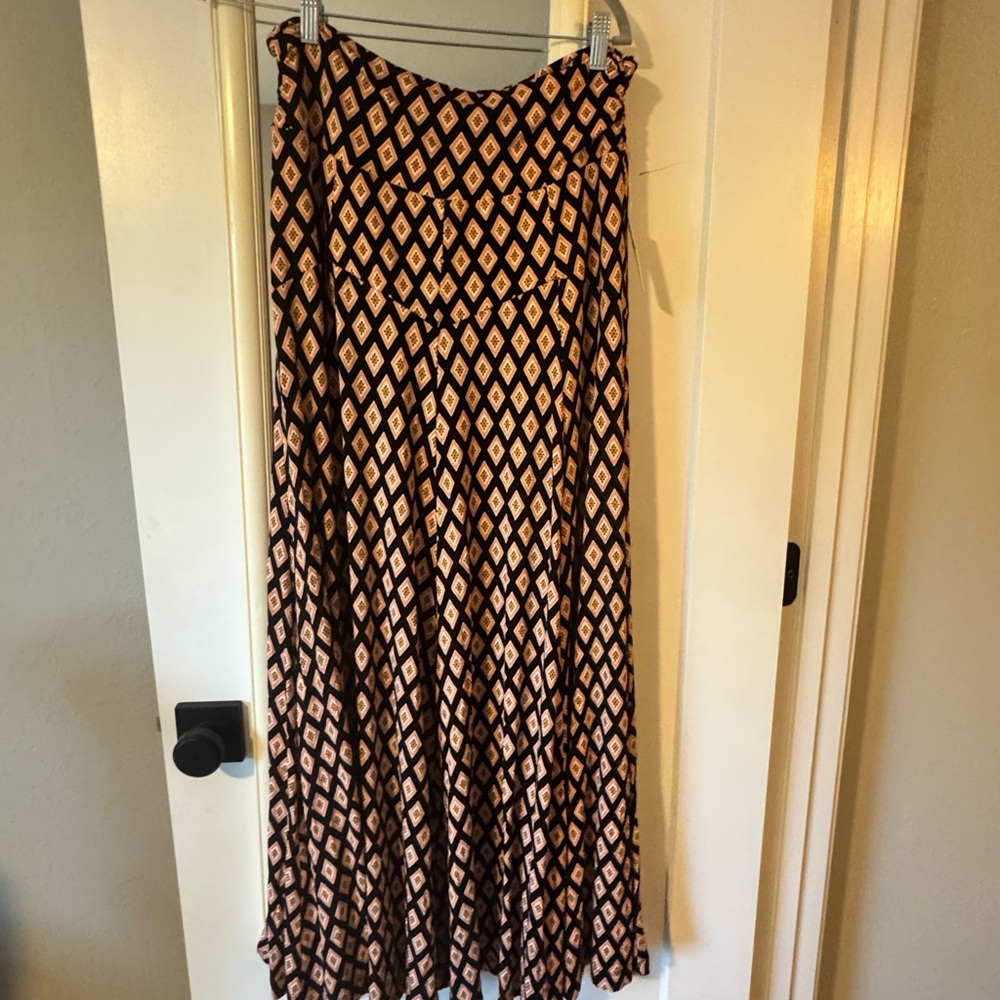 Geometric Patterned Women's Skirt